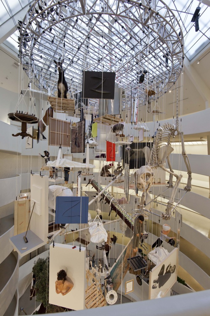 Maurizio Cattelan at The Guggenheim Museum