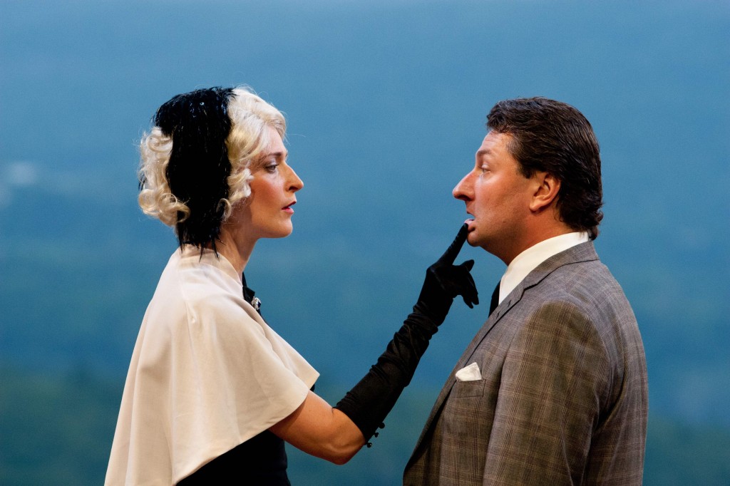 Gabra Zackman (Woman), Richard Ercole (Richard Hannay), photo by William Marsh