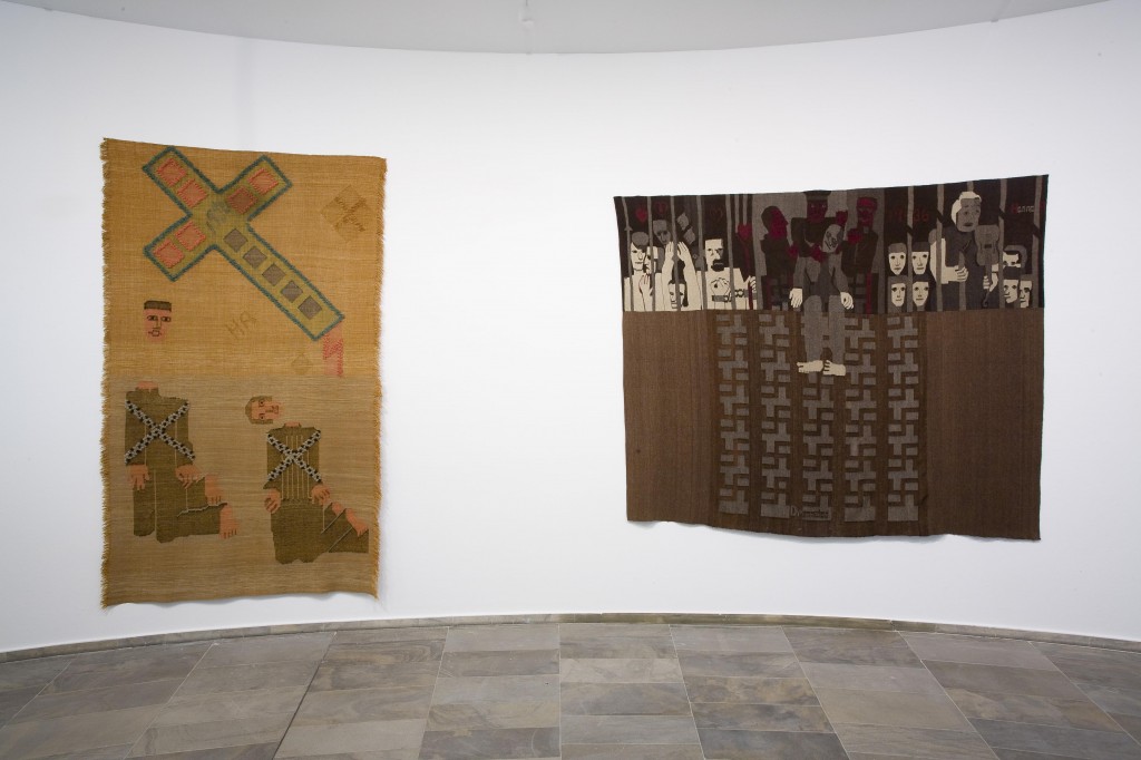Hannah Ryggen-installation, photo by Roman Maerz.