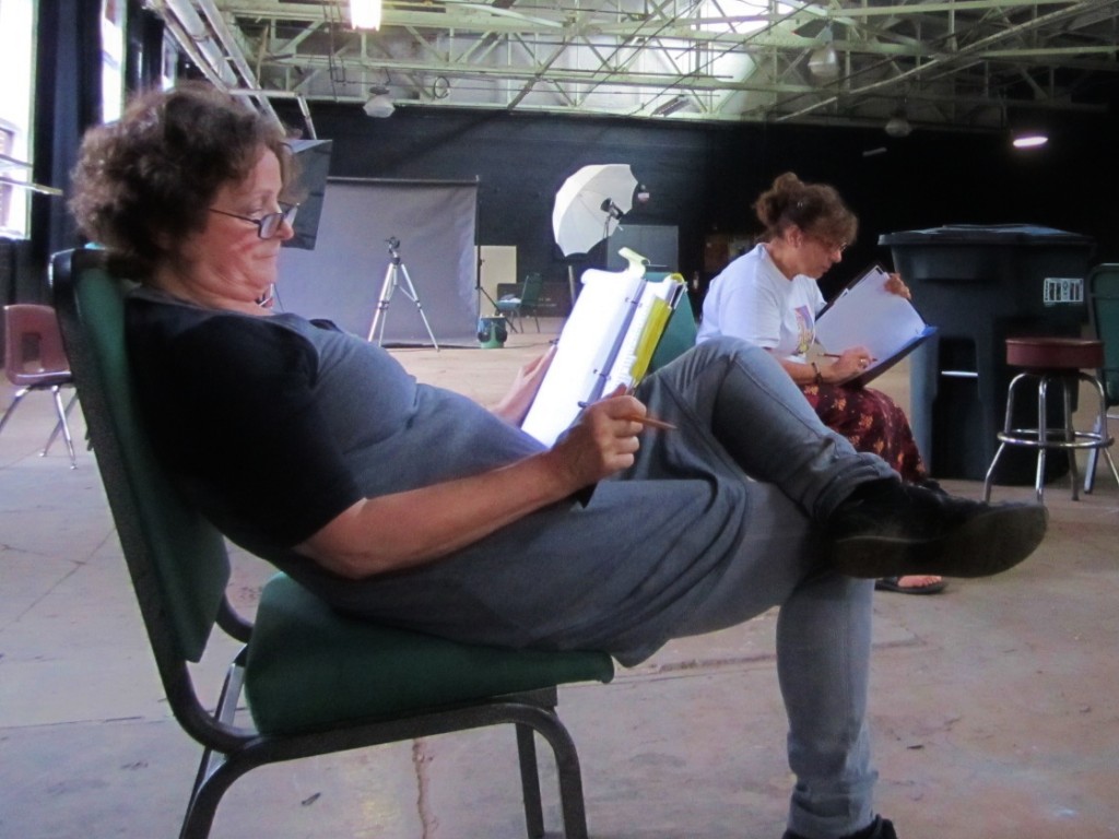 Director Andrea Cunliffe and Stage Manager Athena Baer