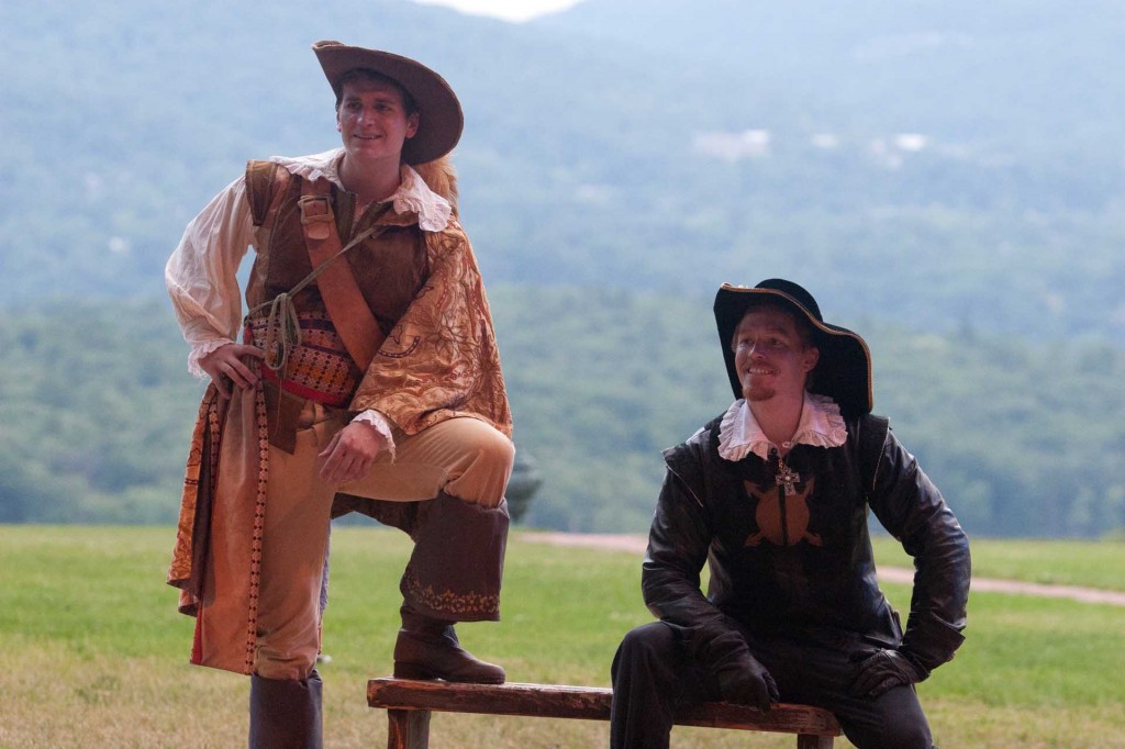 Three Muskateers at Boscobel