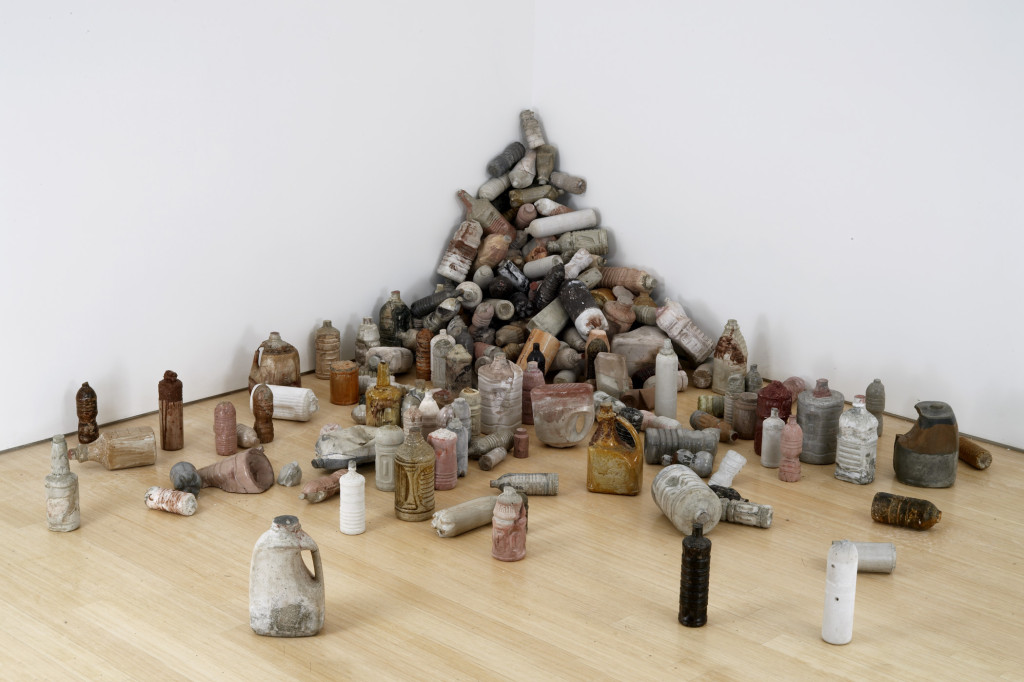 Jason Middlebrook-Cast Concrete Plastic Bottles 2-2008-cast concrete bottles-dimensions variable