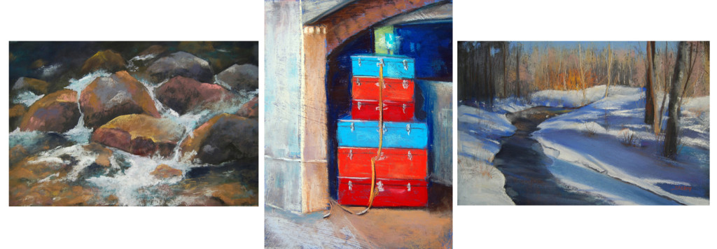 M’Lou Sorrin : acrylics/watercolors/pastels