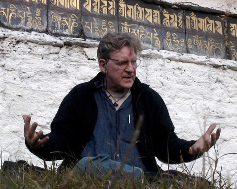 Bob Thurman at Chendebji Chorten. Photo by Emily Davidow
