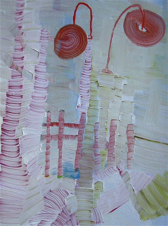 Josette Urso, Rhubarb Through, 2013, 8 x 6”, oil on panel Josette Urso_Rhubarb Through_8x6_oilONpanel_2013