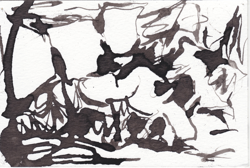 Creation Myth 3 2015 ink on paper Creation Myth 3 ©Mark Thomas Kanter 2015 ink on paper