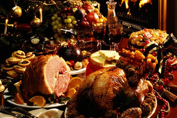 Spread-of-Christmas-food-on-table
